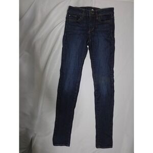 else Skinny Jeans Womens Dark Blue Dark Wash Skinny Mid Rise Skinny